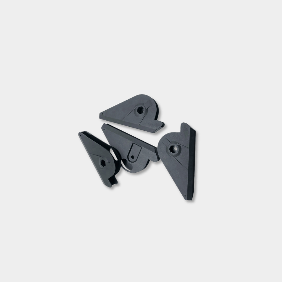 Circular Loom Black Pickup Plastic Carapace
